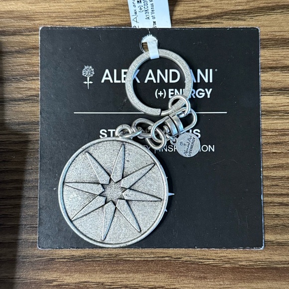 NIB Alex & Ani Star of Venus Keychain 2013 - Silver Tone - Picture 2 of 11